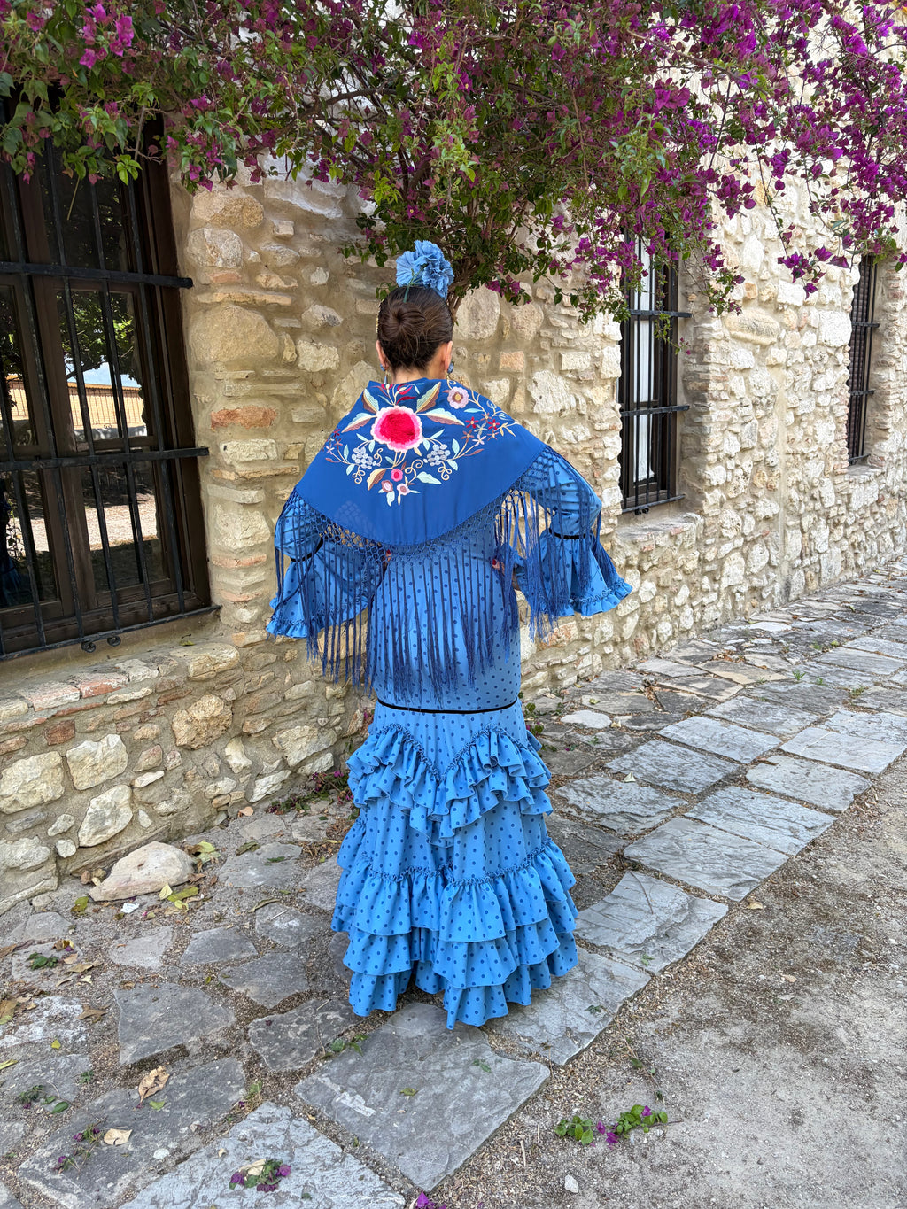 MANTÓN A AZUL