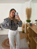 Camisa Vichy negra