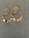 PENDIENTES GIRASOL