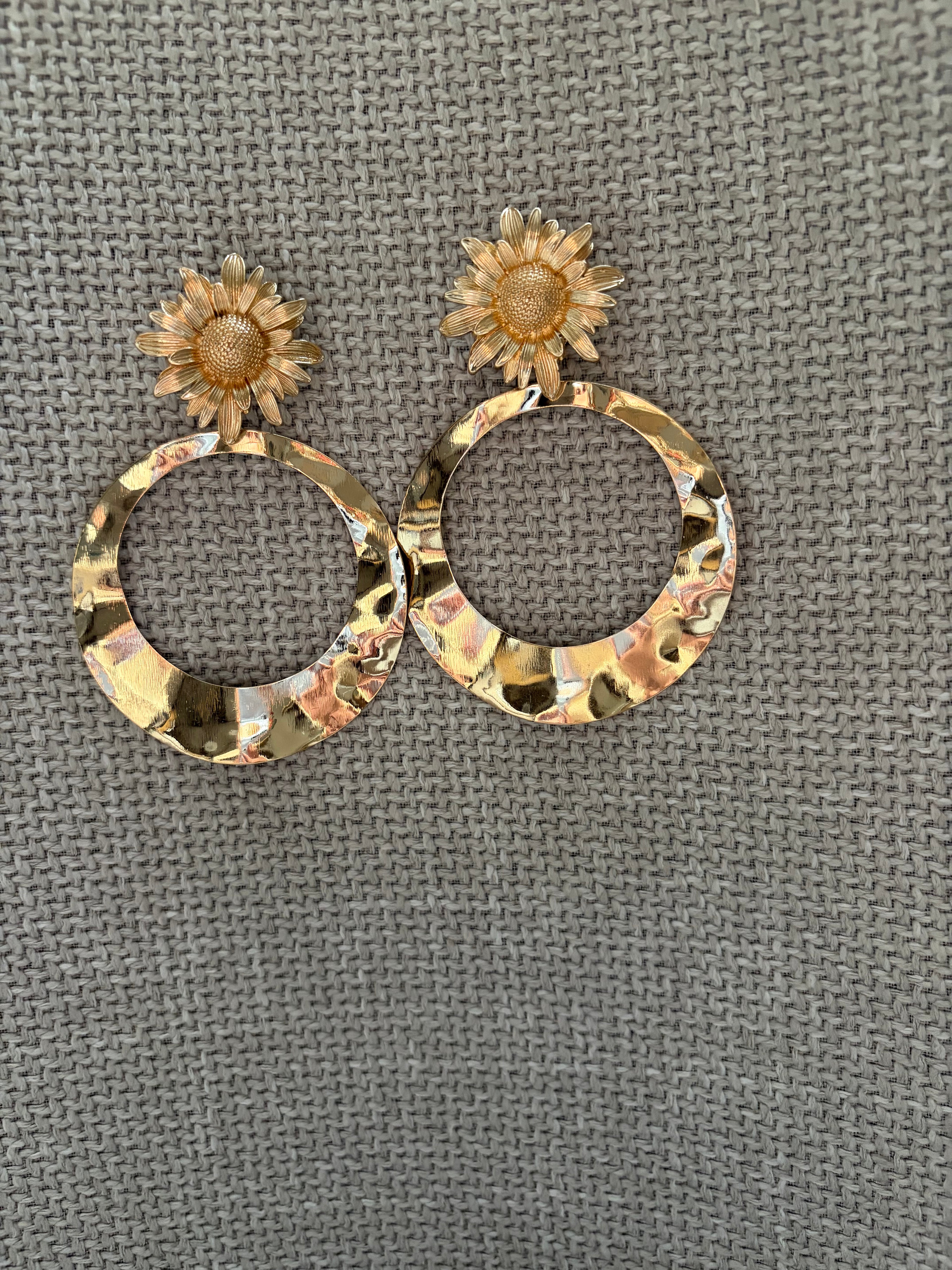 PENDIENTES GIRASOL