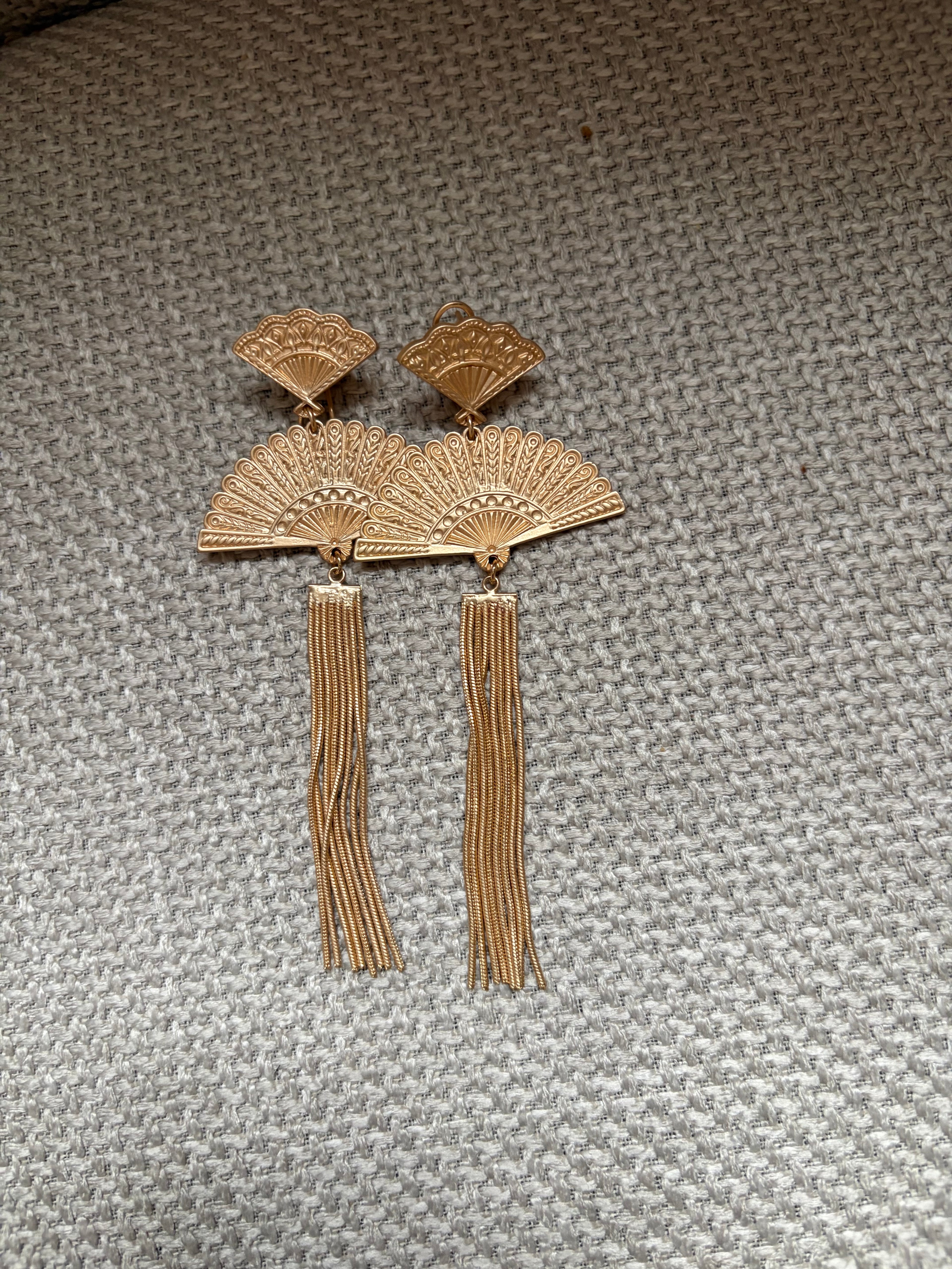 PENDIENTES ABANICO