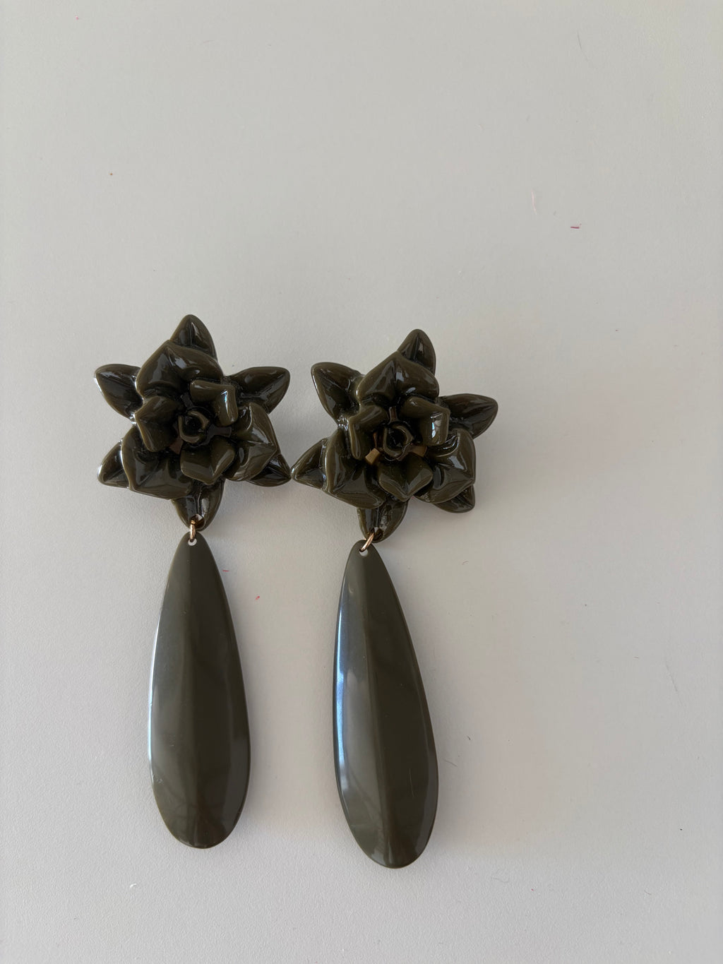 PENDIENTES TRIANA VERDES