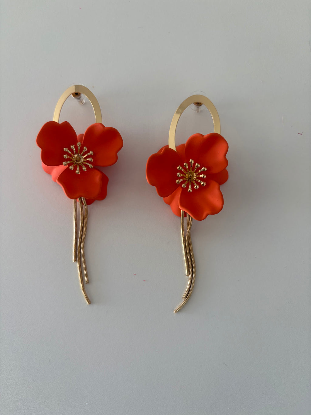 Pendientes naranjas
